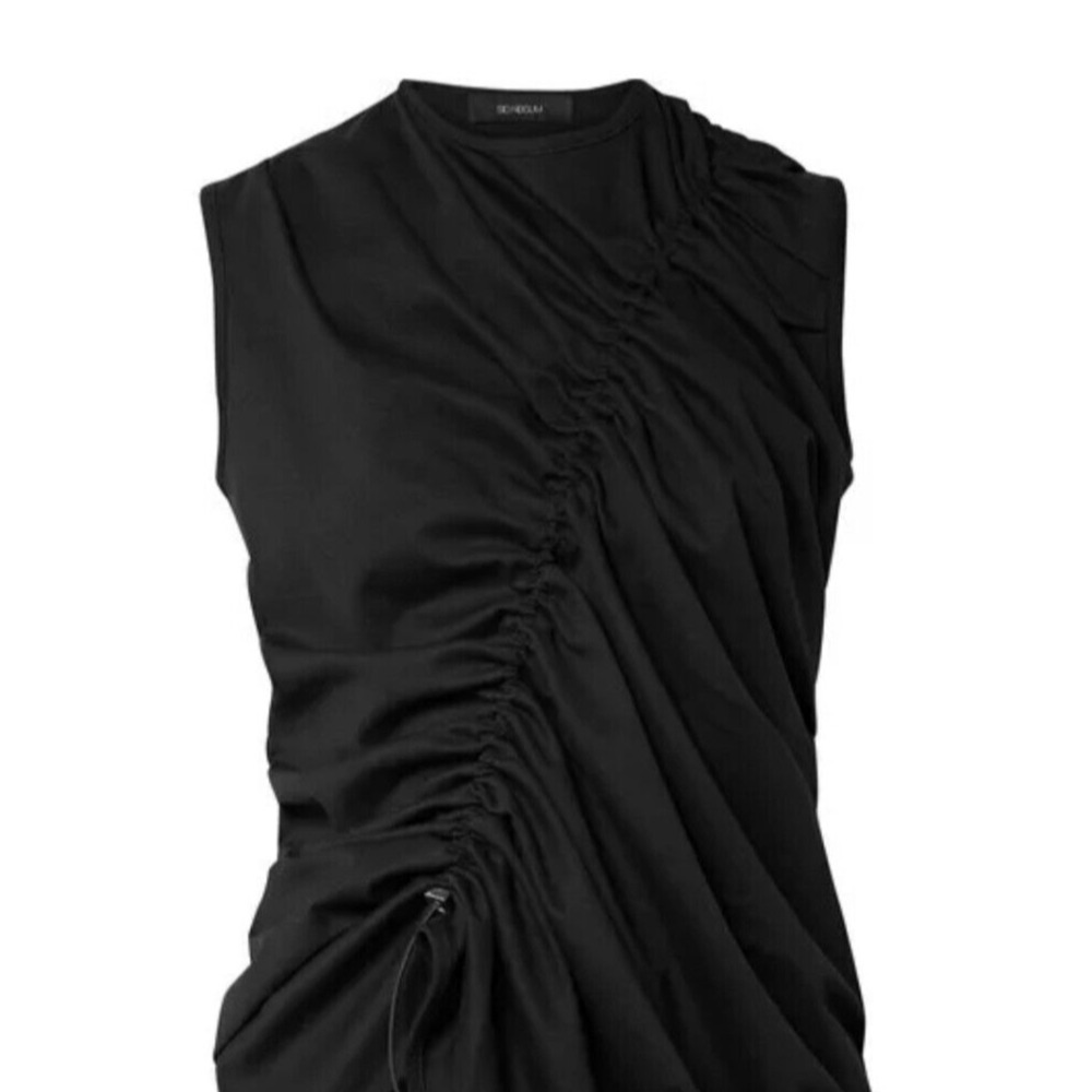 SID NEIGUM "travel-easy-wear" stretch ruched goop fave sleeveless top $425 8 / m - Picture 3 of 12